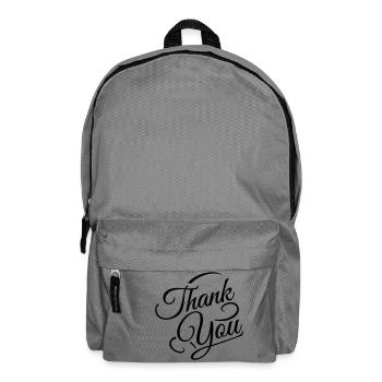 thank_you_zy1 - Rucksack - Mittelgrau - Vorne
