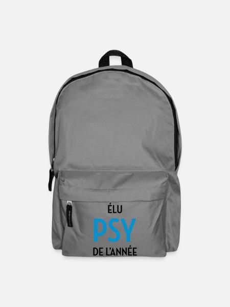 Psychologue / Psychiatre / Travail / Psychanalyste - Sac à dos - gris éléphant