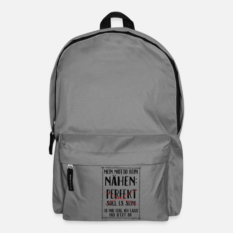 Nähen is mir egal - Rucksack - Mittelgrau