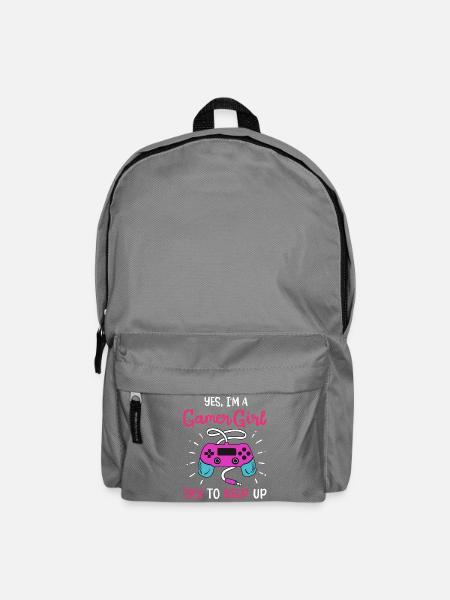 Gamer Girl Gamer Gaming - Rucksack - Mittelgrau