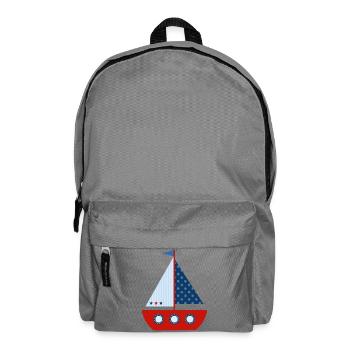 Segelboot - Rucksack - Mittelgrau - Vorne