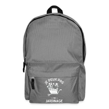 Je peux pas j'ai jardinage 4 - Sac à dos - gris éléphant - Devant