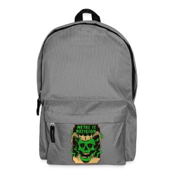 Le metal est ma religion - Sac à dos - gris éléphant - Devant