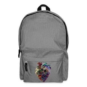 Herz - Rucksack - Mittelgrau - Vorne