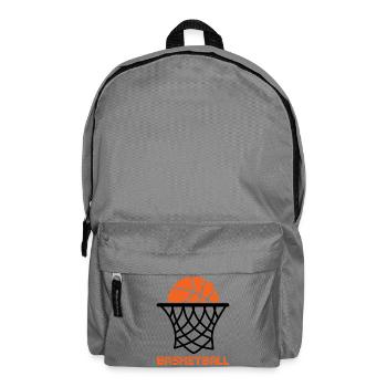 Basketball Basketballer - Rucksack - Mittelgrau - Vorne