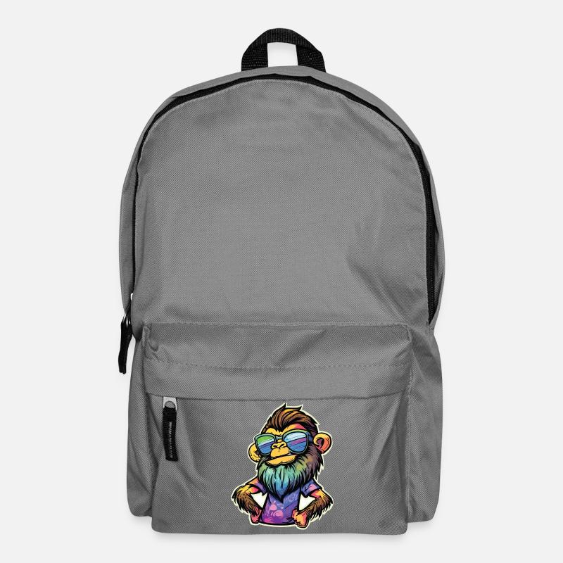 Singe Funky - Sac à dos - gris éléphant