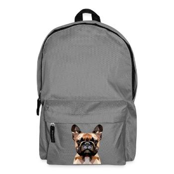 Polygone bouledogue français - Sac à dos - gris éléphant - Devant