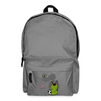 Frauenfußball, Fußball, Girl - Rucksack - Mittelgrau - Vorne