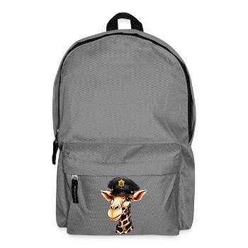 Girafe de police - Sac à dos - gris éléphant - Devant