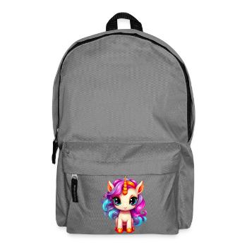 Bébé licorne - Sac à dos - gris éléphant - Devant