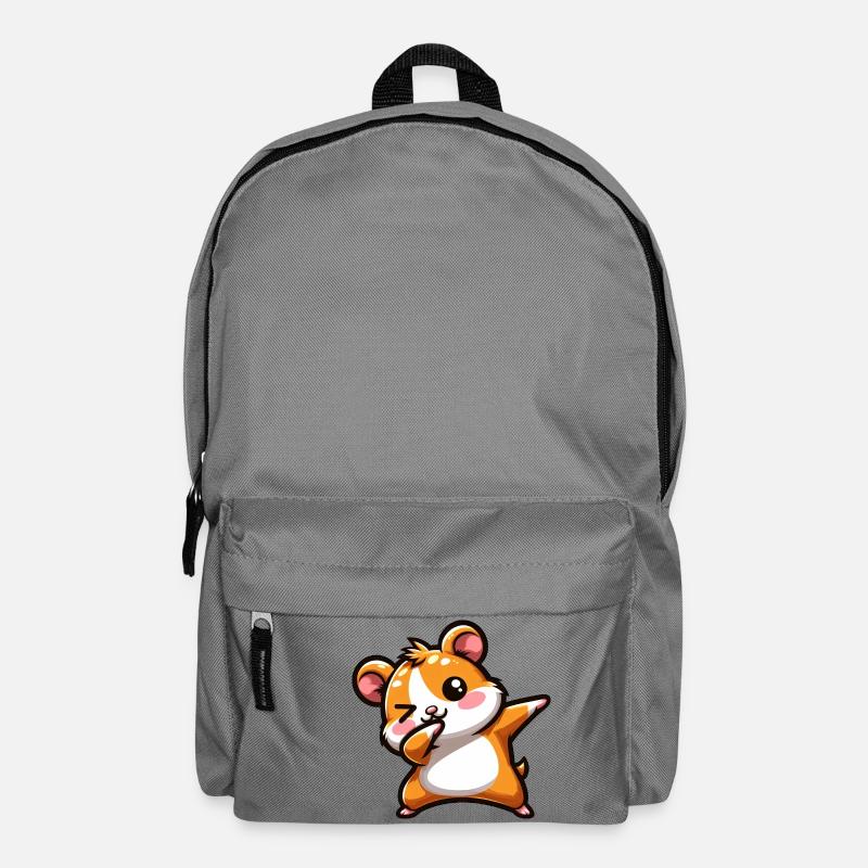 Hamster Dab Cochon d’Inde Cool Dabbing - Sac à dos - gris éléphant