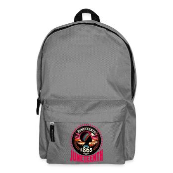 Celebrating Juneteenth: Freedom, Heritage, Unity - Backpack - elephant grey - Front