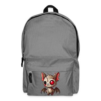 Creepy Zombie Bat for Halloween Fun - Backpack - elephant grey - Front