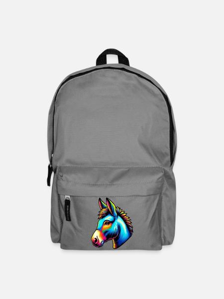 Esel Esel Schnuller Maultier - Rucksack - Mittelgrau