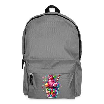Plaisir des sens : Mug Candy Milkshake - Sac à dos - gris éléphant - Devant