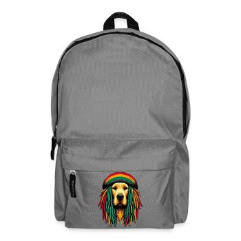 Rasta Dog Jamaica Jamaica Jamaican - Backpack - elephant grey - Front