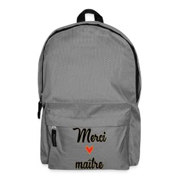 MEISTER. MEISTER. VIELEN DANK. DANKE, MEISTER. MEISTER - Rucksack - Mittelgrau - Vorne