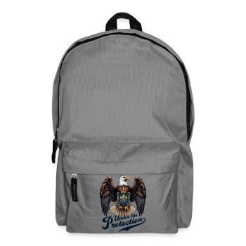 Adler der Beschützer - Rucksack - Mittelgrau - Vorne