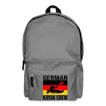 German Kayak Crew – Wildwater Kayak Tee - Rucksack - Mittelgrau - Vorne