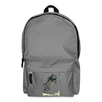 T Shirt Design Bike Cat - Rucksack - Mittelgrau - Vorne