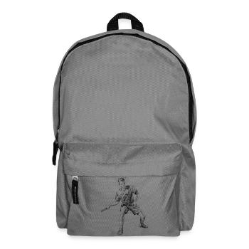 Tischtennis - Rucksack - Mittelgrau - Vorne