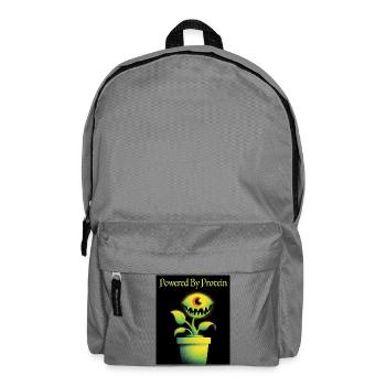 Plante futuriste aux yeux de monstre - Sac à dos - gris éléphant - Devant