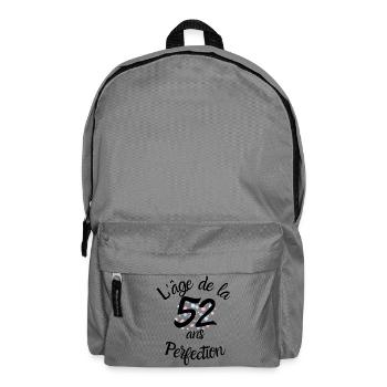 52 ans, l'âge de la perfection - Sac à dos - gris éléphant - Devant