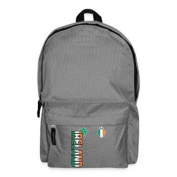Ireland Vertical Flag Crest Tee - Backpack - elephant grey - Front