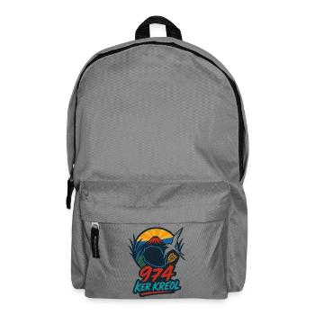 Ker Kreol 974 Ikonische Insel 02 - Rucksack - Mittelgrau - Vorne