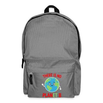 There is no plan B - Backpack - elephant grey - Front