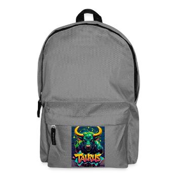 Stier - Rucksack - Mittelgrau - Vorne