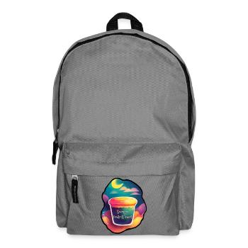Savourer l'instant présent - Sac à dos - gris éléphant - Devant