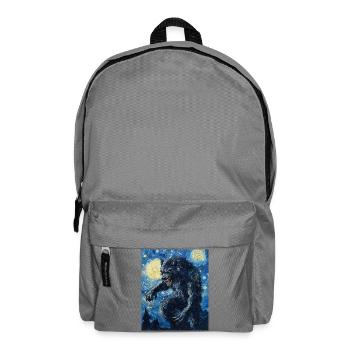 Werewolf Wolf Van Gogh Style - Backpack - elephant grey - Front