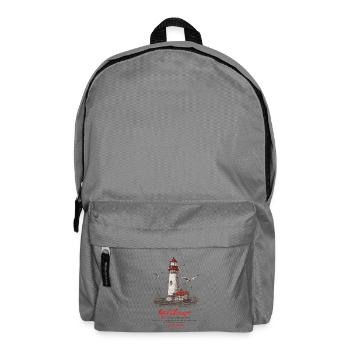 Lighthouse by the sea - Backpack - elephant grey - Front