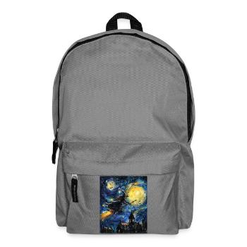 Hexe Van Gogh Starry Night - Rucksack - Mittelgrau - Vorne