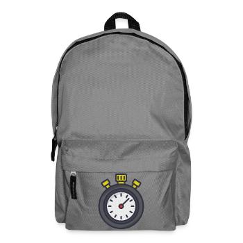 Stoppuhr - Rucksack - Mittelgrau - Vorne