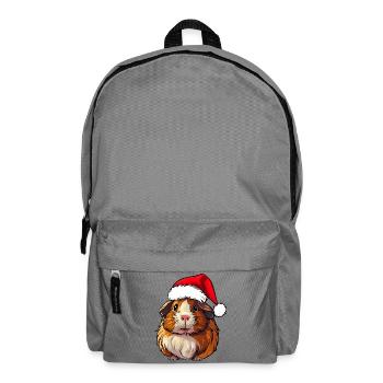 Weihnachten Meerschweinchen - Rucksack - Mittelgrau - Vorne
