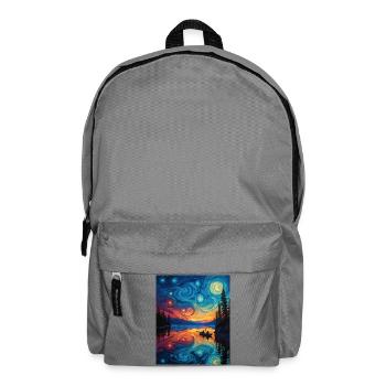 Kayak Van Gogh Nuit étoilée - Sac à dos - gris éléphant - Devant