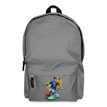 Explosion géométrique du football - Sac à dos - gris éléphant - Devant