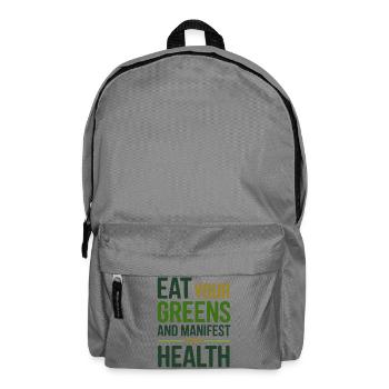 Naturopath Eat Your Greens Manifest Health Pro  - Backpack - elephant grey - Front