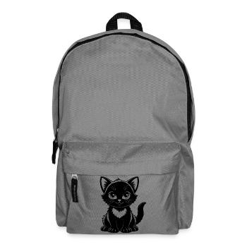 Chat mignon - Sac à dos - gris éléphant - Devant