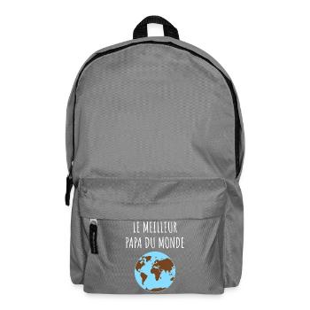 Papa du Monde - Sac à dos - gris éléphant - Devant