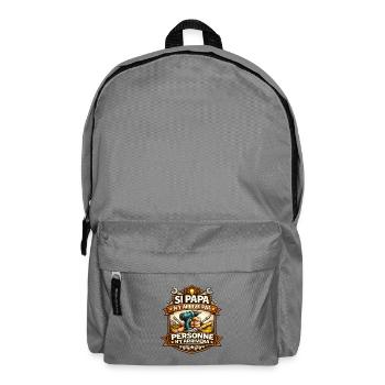 Papa Dépanneur: Héros Des Outils - Sac à dos - gris éléphant - Devant