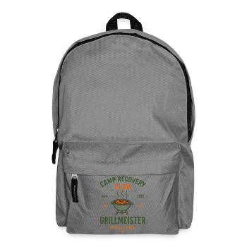Grillmeister – Équipe du Club de Récupération du Camp - Sac à dos - gris éléphant - Devant