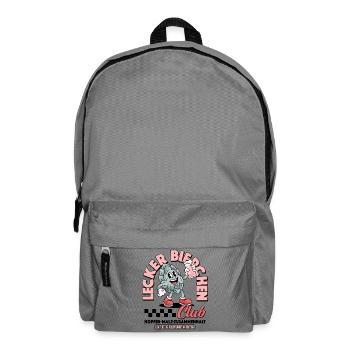 Lecker Bierchen Club Bier Bierliebhaber - Rucksack - Mittelgrau - Vorne