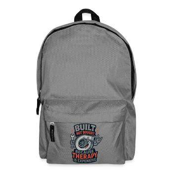 Moteur de tournevis pour voiture fabriqué et non acheté - Sac à dos - gris éléphant - Devant