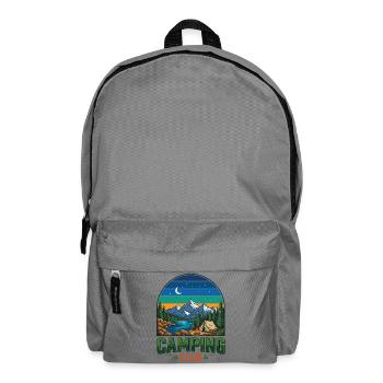 Randonnée - Aventure en plein air - Club de camping - Sac à dos - gris éléphant - Devant