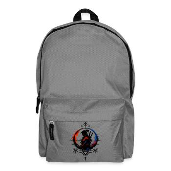 Farbkreis der Macht - Rucksack - Mittelgrau - Vorne