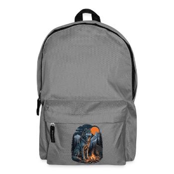 Hiking Wolf – Outdoor-Abenteuer - Rucksack - Mittelgrau - Vorne