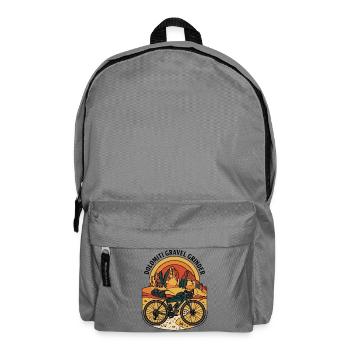 Dolomiti Gravel Grinder Retro-Motorrad - Rucksack - Mittelgrau - Vorne